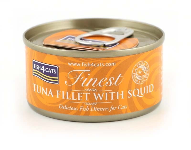 FISH4DOGS FISH4CATS Tuna fillet with squid
