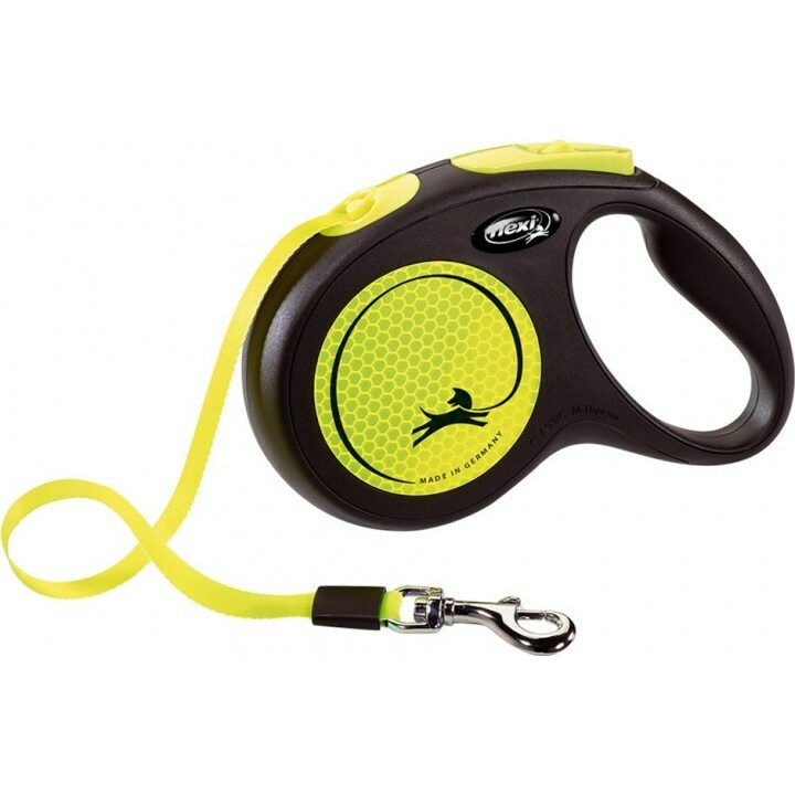 Flexi New Neon M - retractable