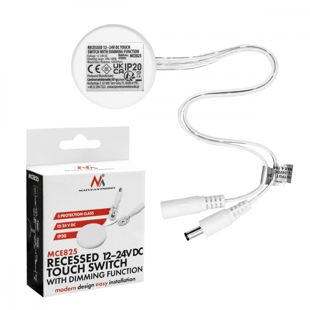 Maclean  Flush-mount touch switch MCE825 |
