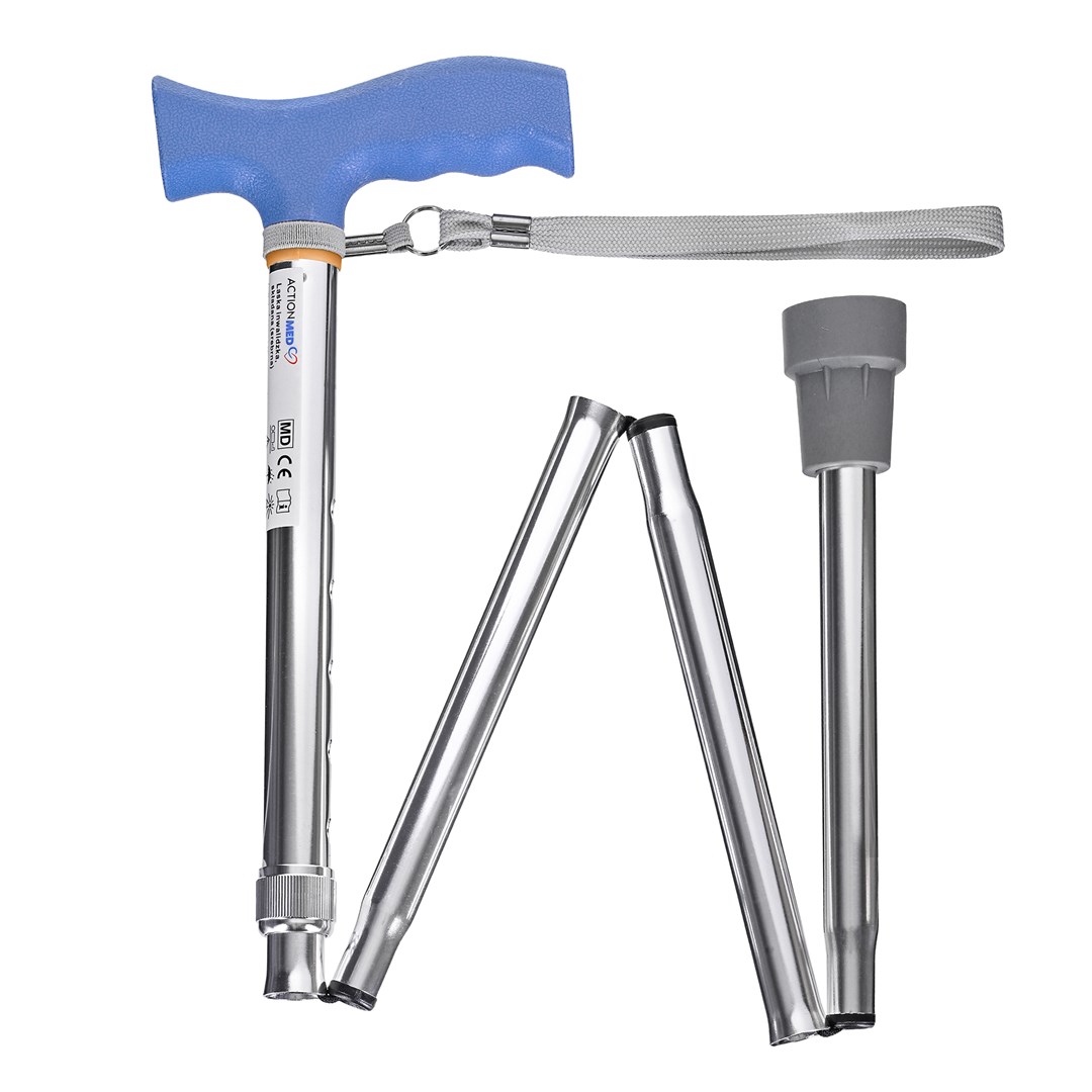 ActionMed Folding walking stick silver |