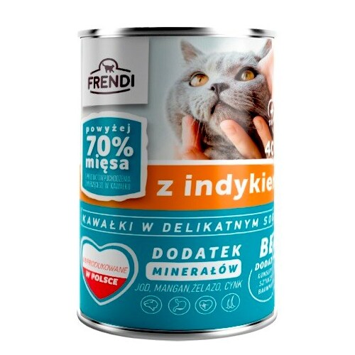 Frendi with Turkey chunks in delicate