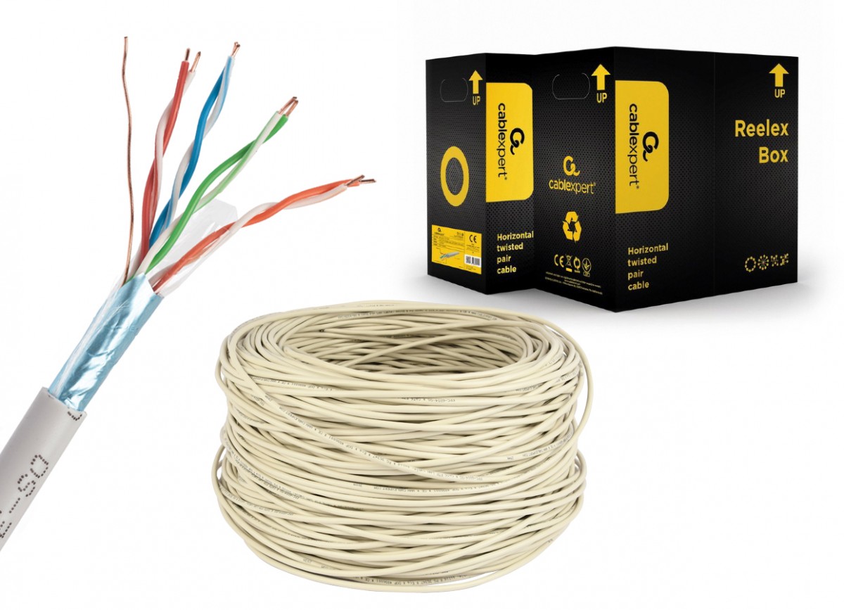 Gembird  FTP-shielded cable KAT 5e aluminum-copper