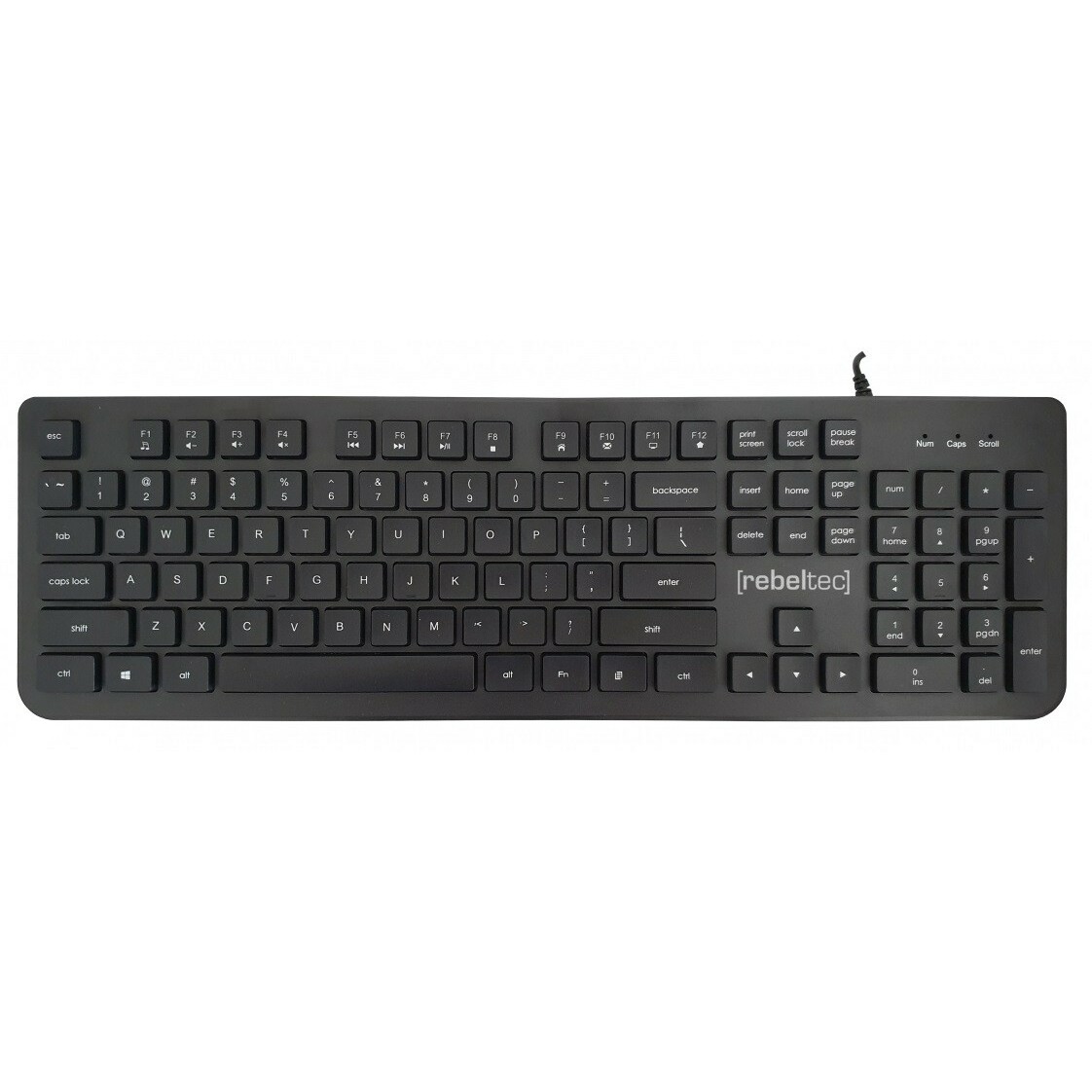 Rebeltec  Full size USB multimedia keyboard