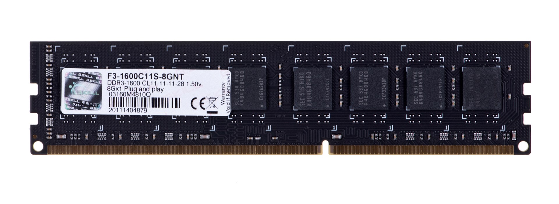 G.SKILL DDR3 8GB 1600MHz CL11