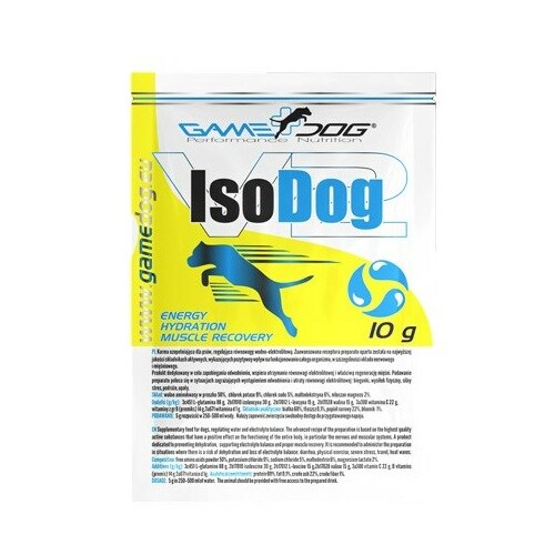 GAME DOG IsoDog - supplements for