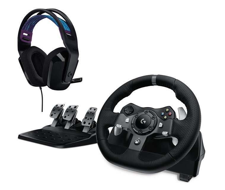 LOGITECH GAMING WHEEL LGT G920+HEADPH G335
