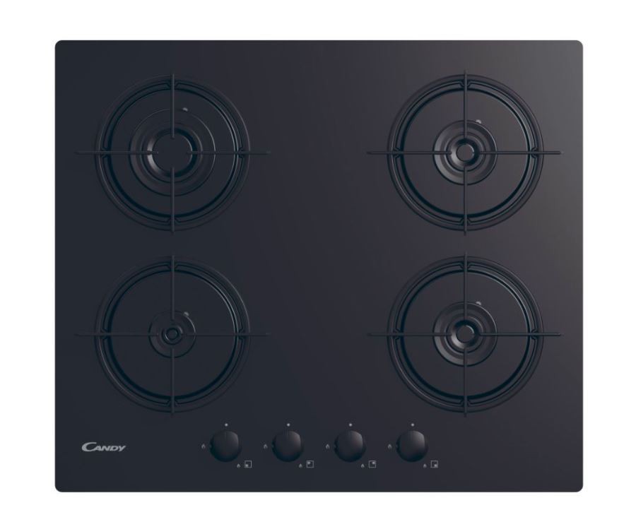 Candy Gas/glass hob black CVW6BB |