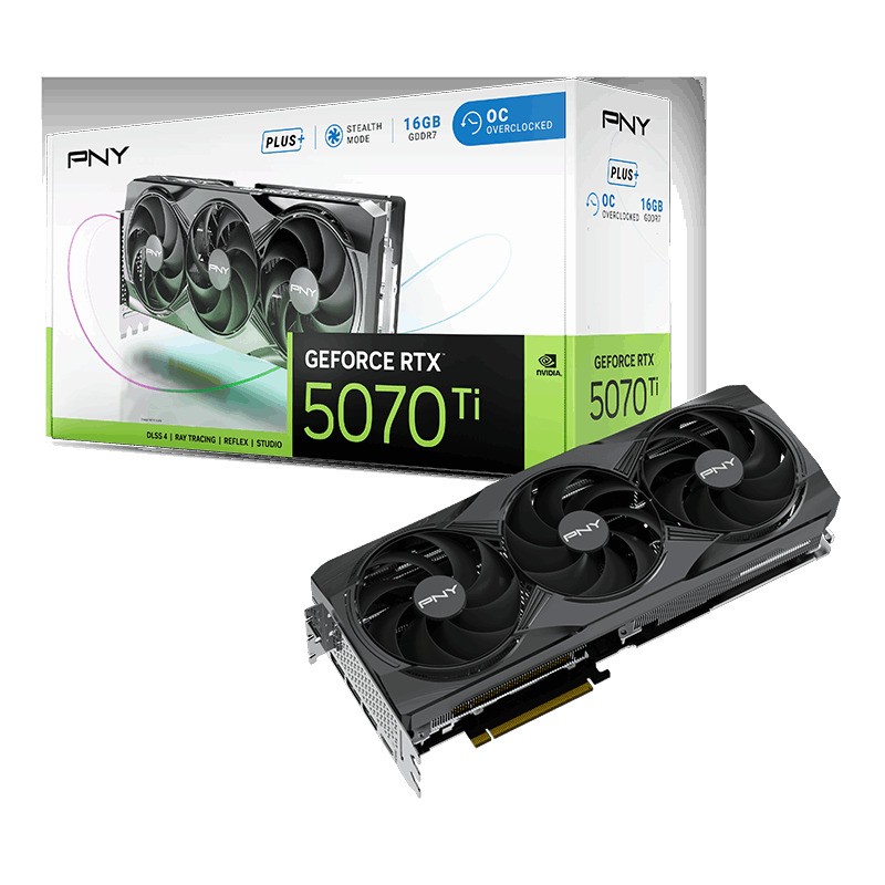 PNY  GeForce RTX5070 Ti+ OC 16GB