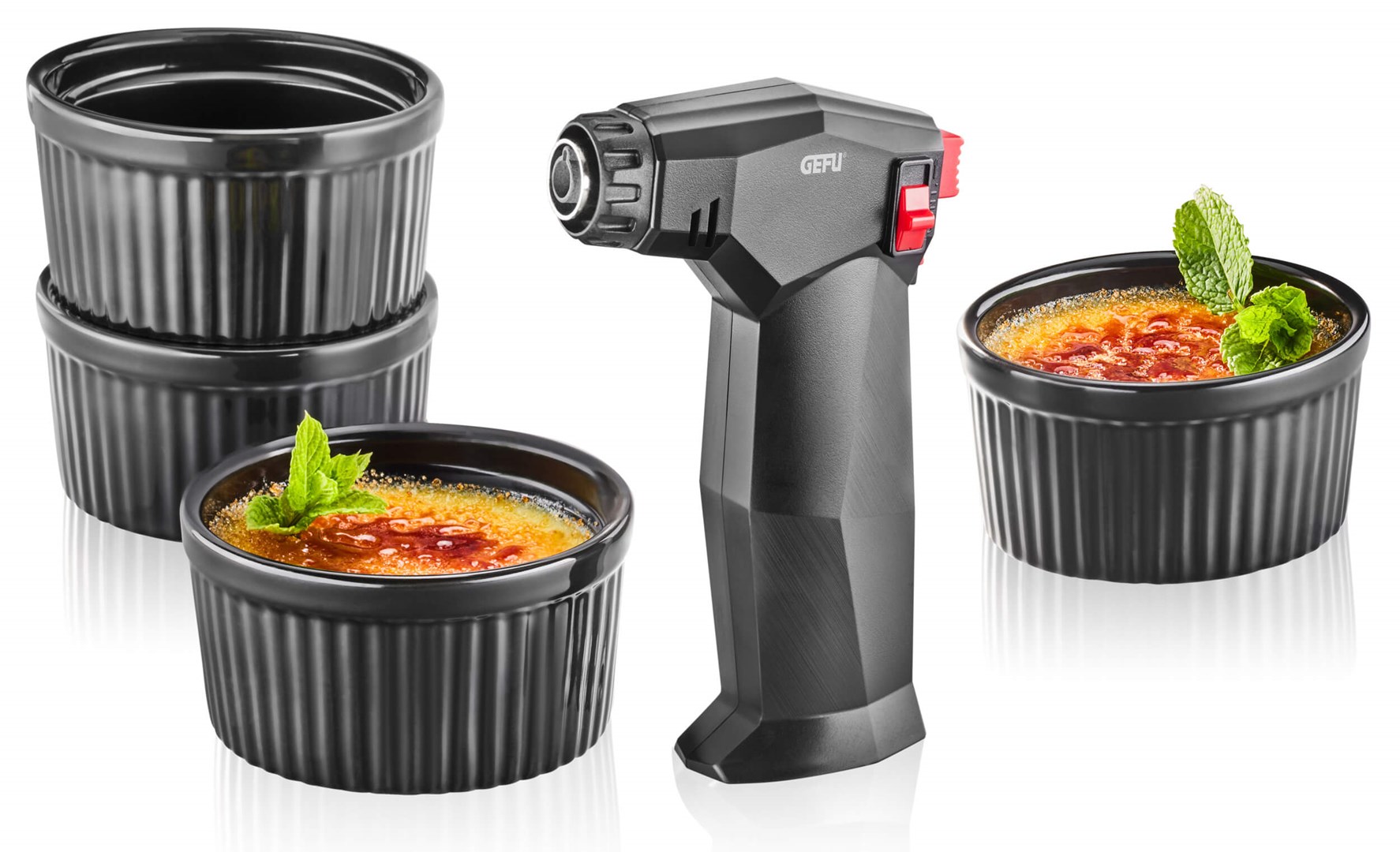 GEFU  ZUCA Creme brulée set 5