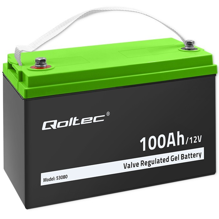 Qoltec  Gel battery 12V, 100Ah |