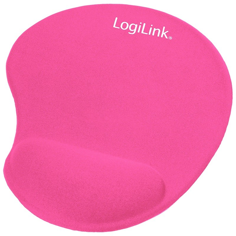 LogiLink  Gel mouse pad, pink |