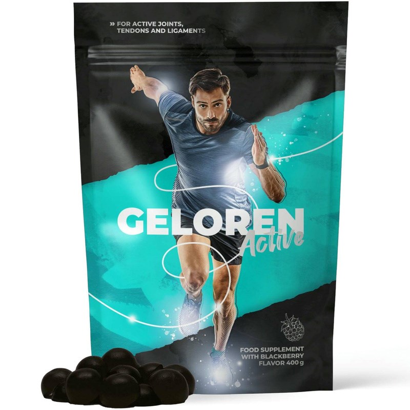 GELOREN Active Blackberry - gummies for