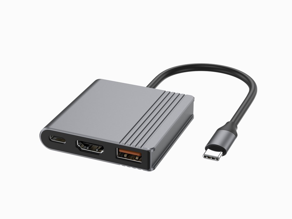 Gembird A-CM-COMBO3-05 USB Type-C 3-in-1 multi-port