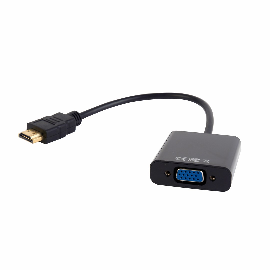 Gembird  Adapter HDMI-A(M)->VGA (F)+with Audio |