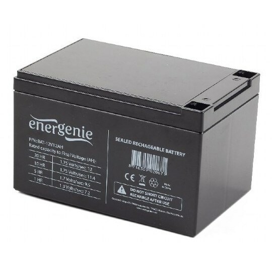 Gembird  Rechargeable battery 12V/12AH | BAT-12V12AH
