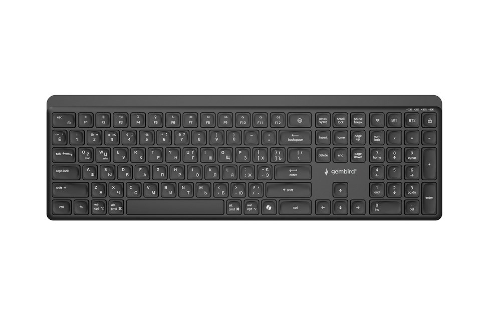 Gembird KB-WPS-03-CYRL Dual-mode pro-business slim wireless