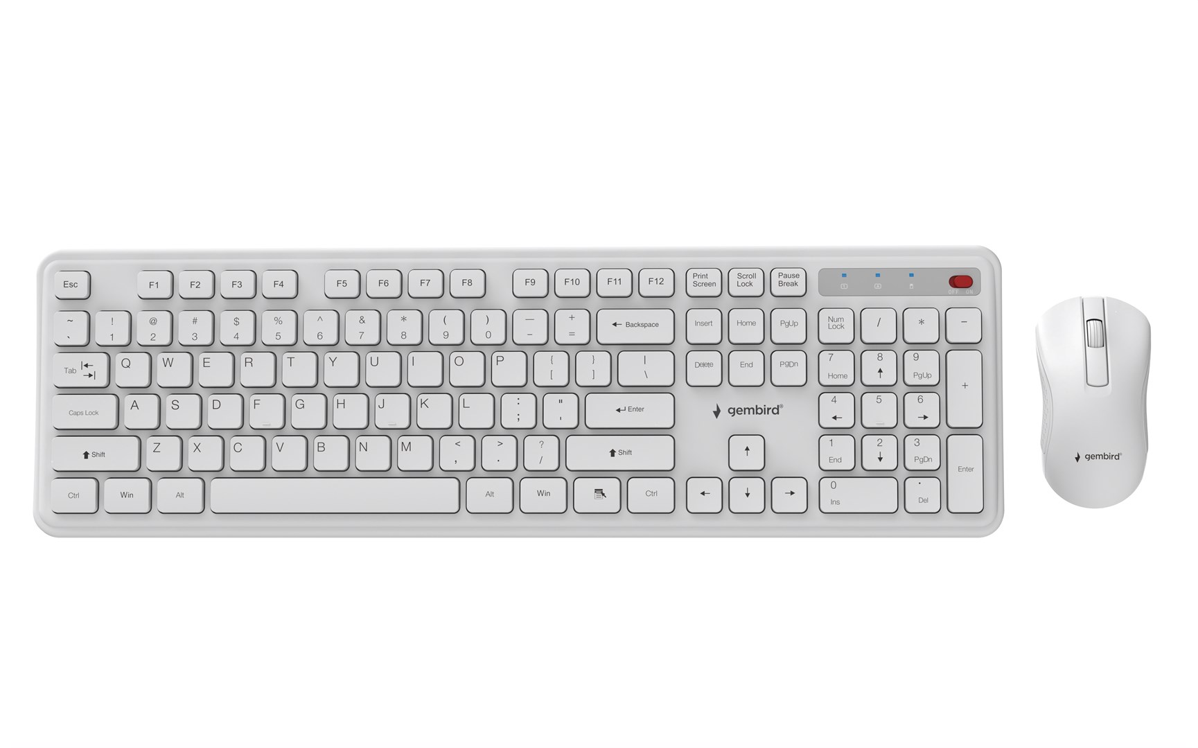 Gembird  KBS-WPS-01 Slim Pro Business wireless