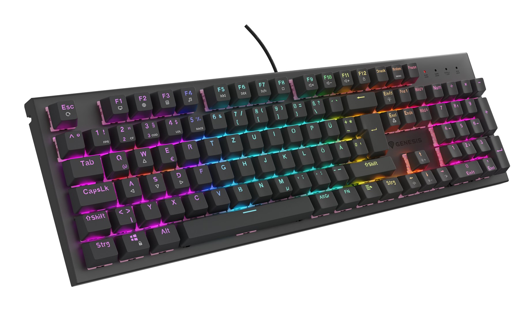 GENESIS NKG-2179 keyboard Gaming USB QWERTZ