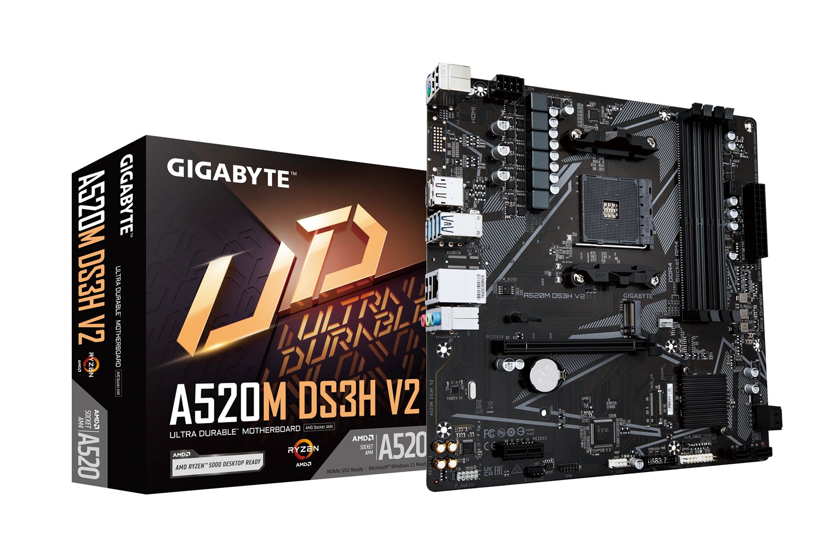 GIGABYTE  A520M DS3H V2 Motherboard -