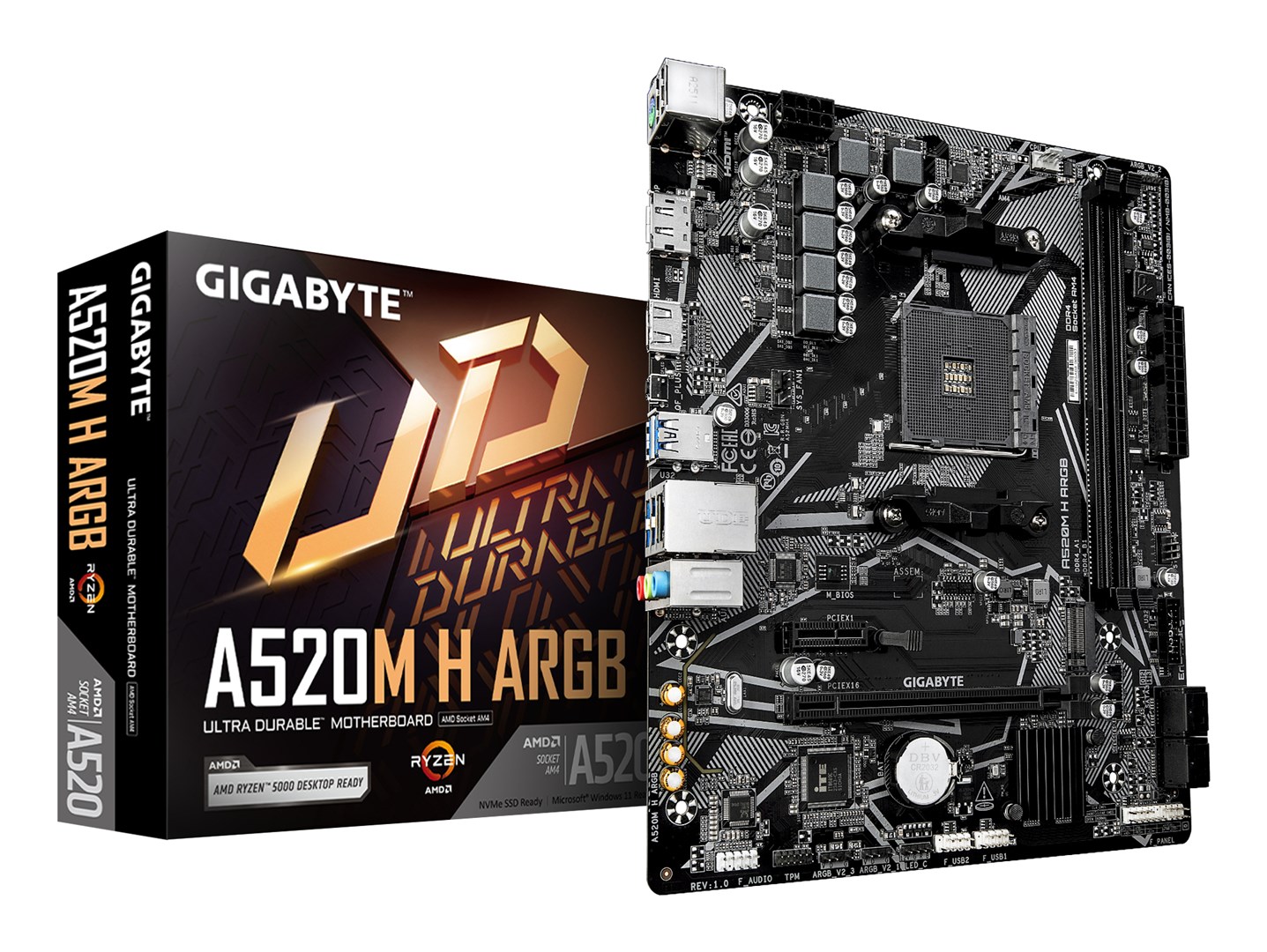 GIGABYTE A520M H ARGB Motherboard -