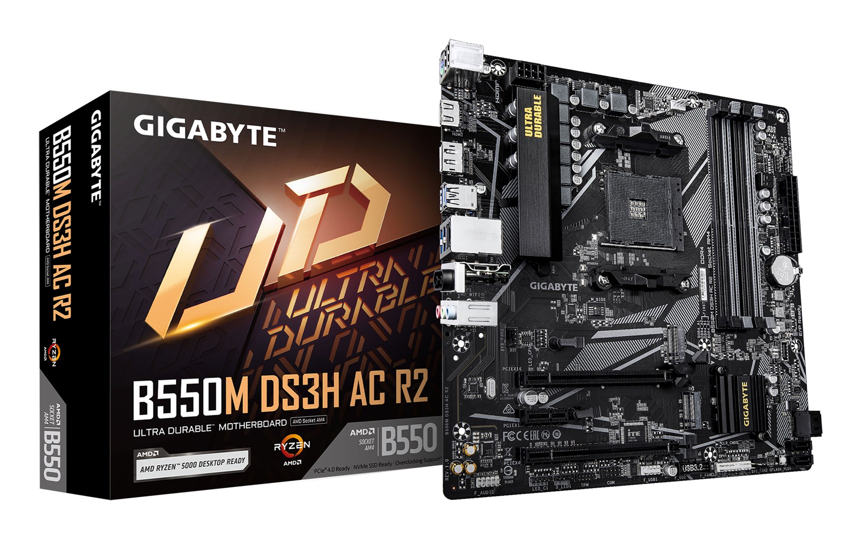 GIGABYTE  B550M DS3H AC R2 Motherboard
