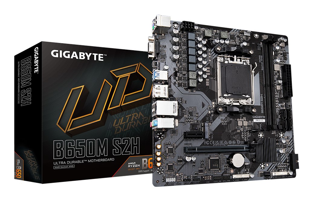 GIGABYTE  B650M S2H Motherboard - AMD