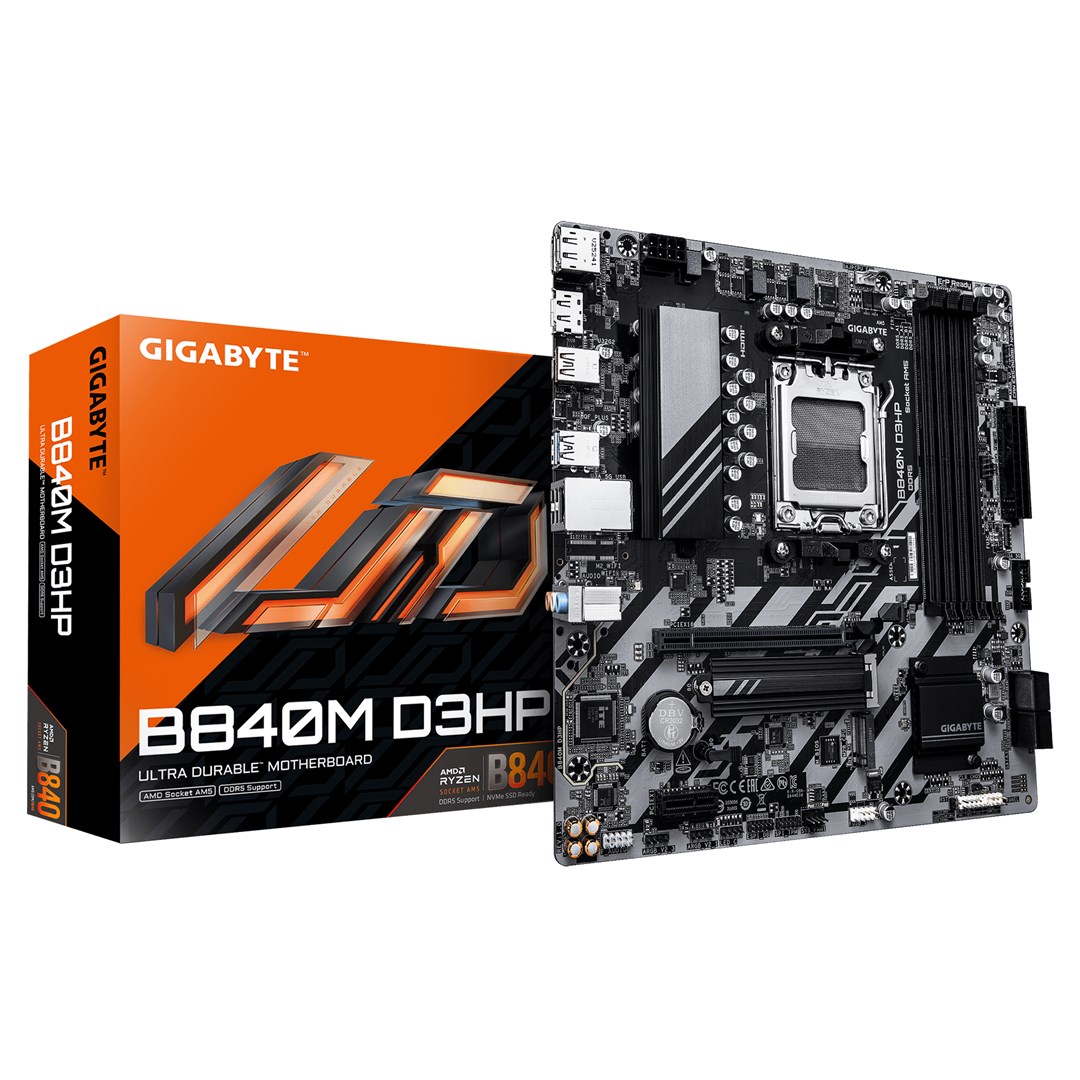 GIGABYTE  B840M D3HP Motherboard - AMD