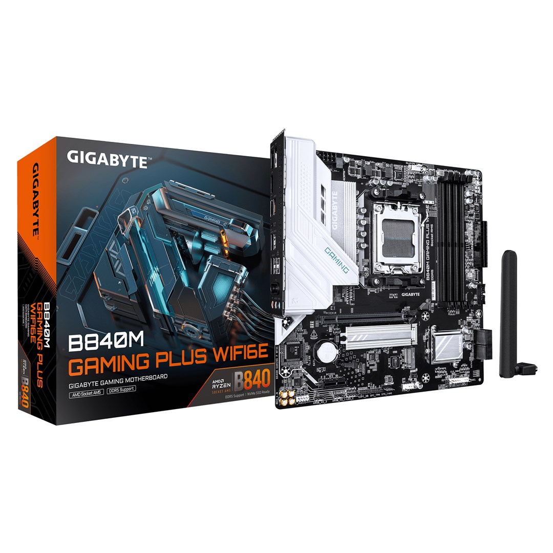 GIGABYTE  B840M GAMING PLUS WIFI6E Motherboard