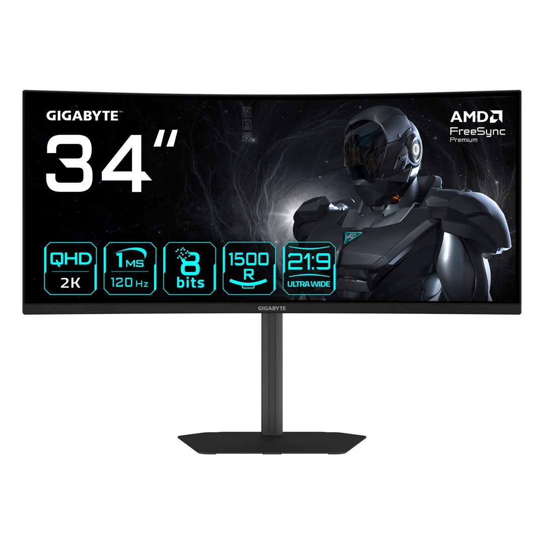 GIGABYTE  GS34WQCA 34" WQHD Curved Gaming