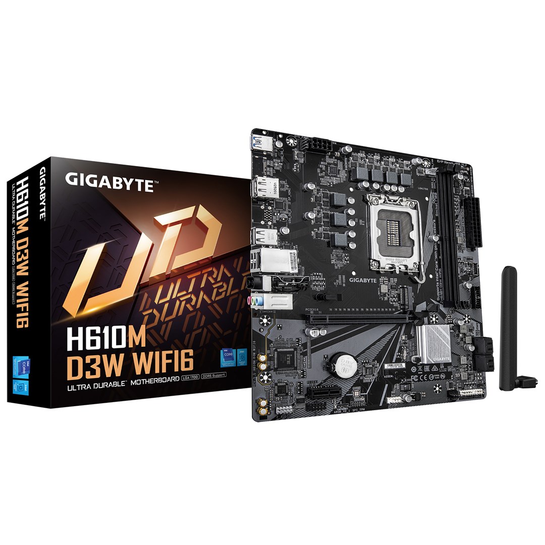 GIGABYTE  H610M D3W WIFI6 Motherboard -