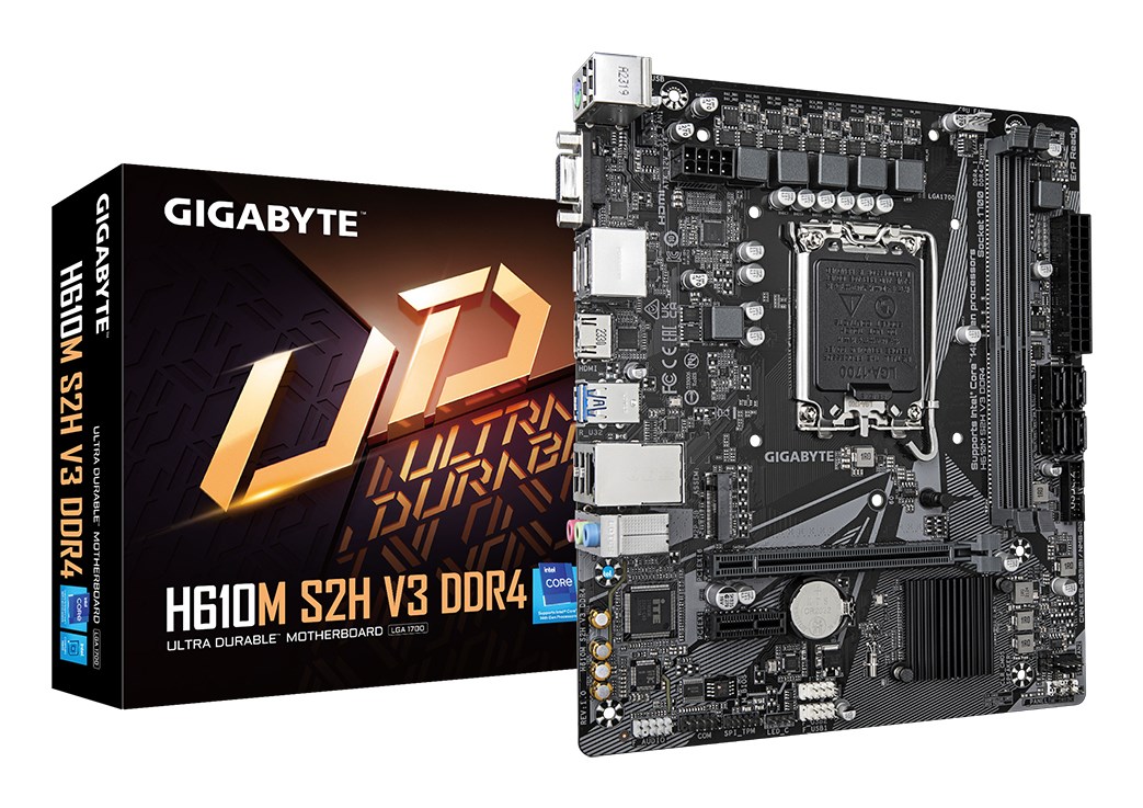 GIGABYTE  H610M S2H V3 DDR4 Motherboard