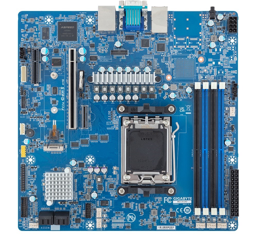 GIGABYTE  MC13-LE2 AM5 AMD motherboard |