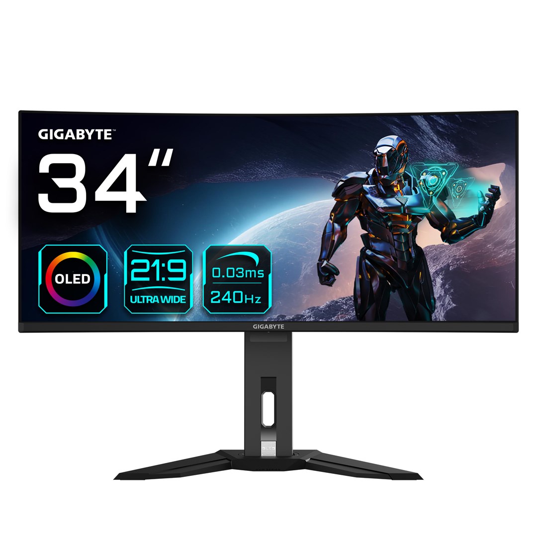 GIGABYTE MO34WQC2 34" OLED WQHD Curved