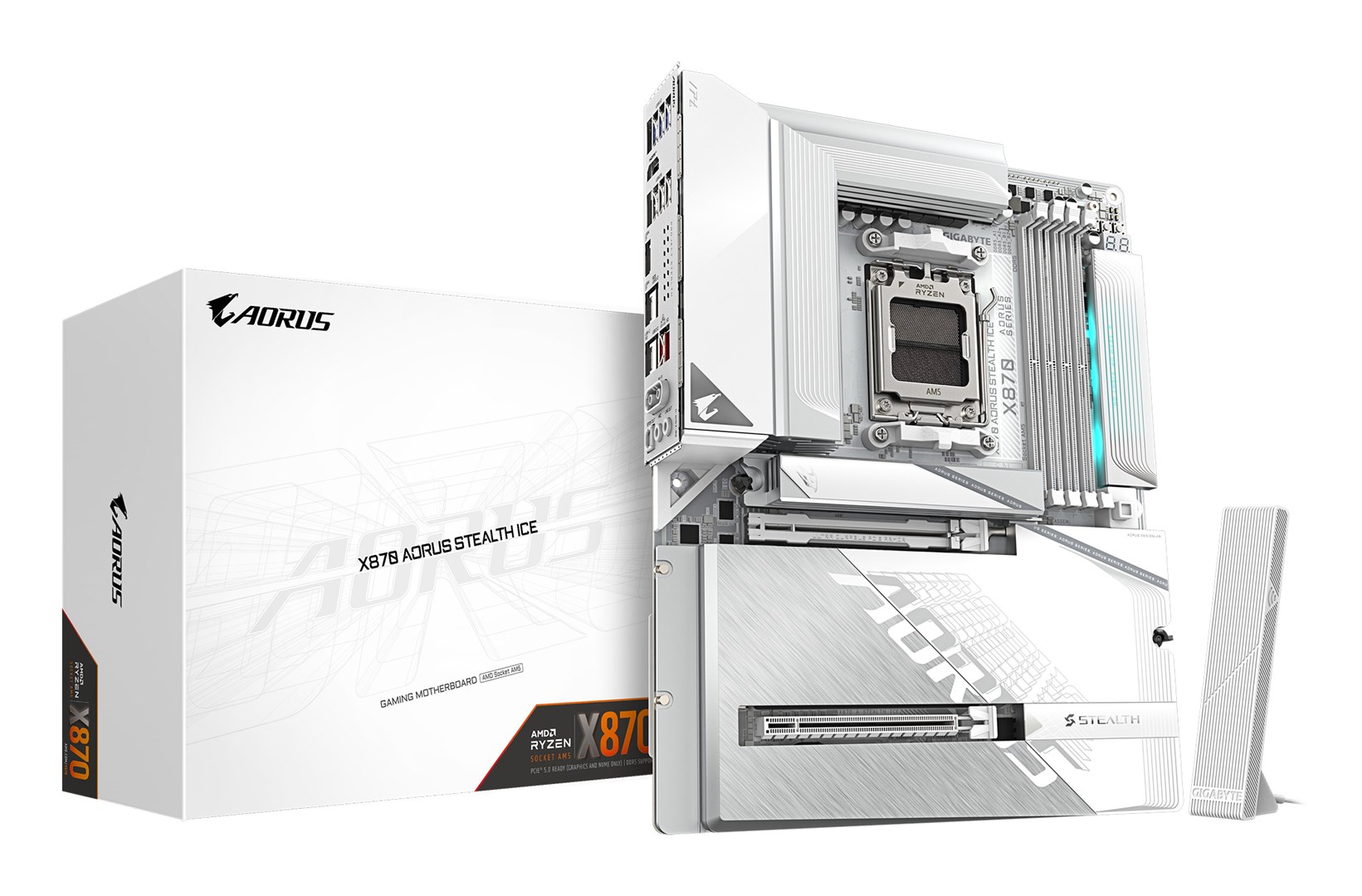 GIGABYTE X870 AORUS STEALTH ICE Motherboard