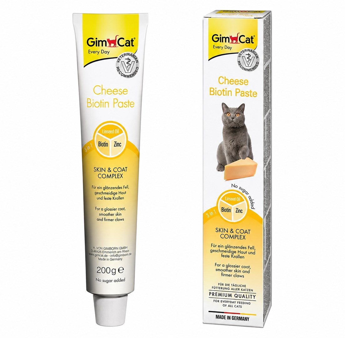 GimCat  Cheese biotin paste - cat
