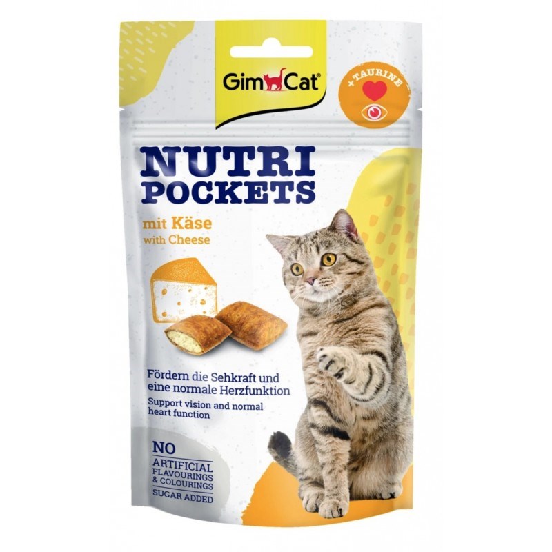 GimCat  Nutri pockets Cheese - cat