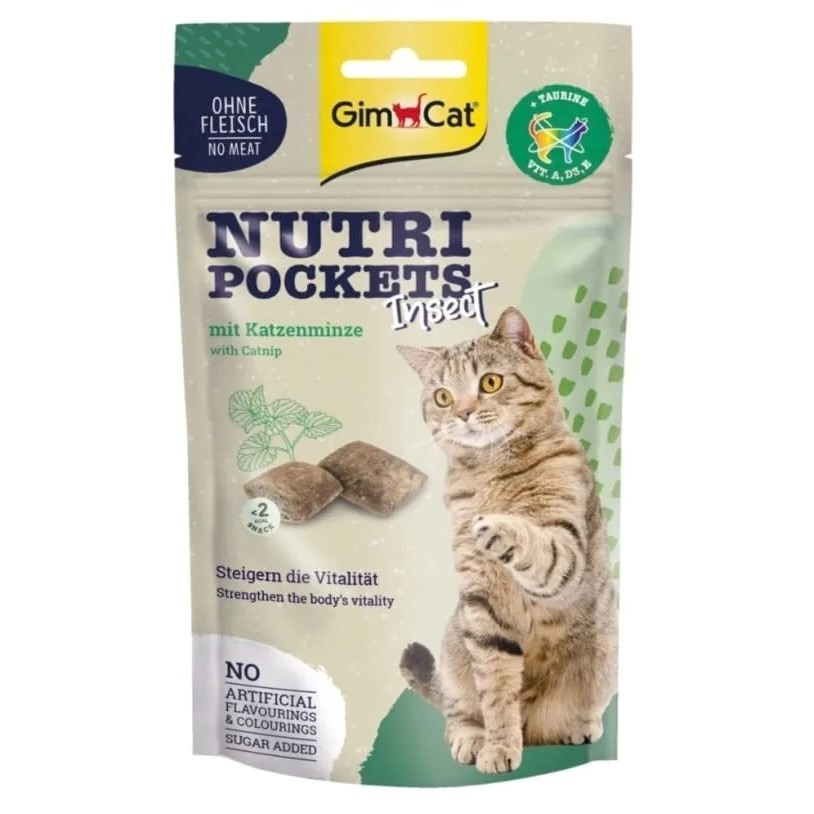 GimCat  Nutri Pockets Insect with Catnip