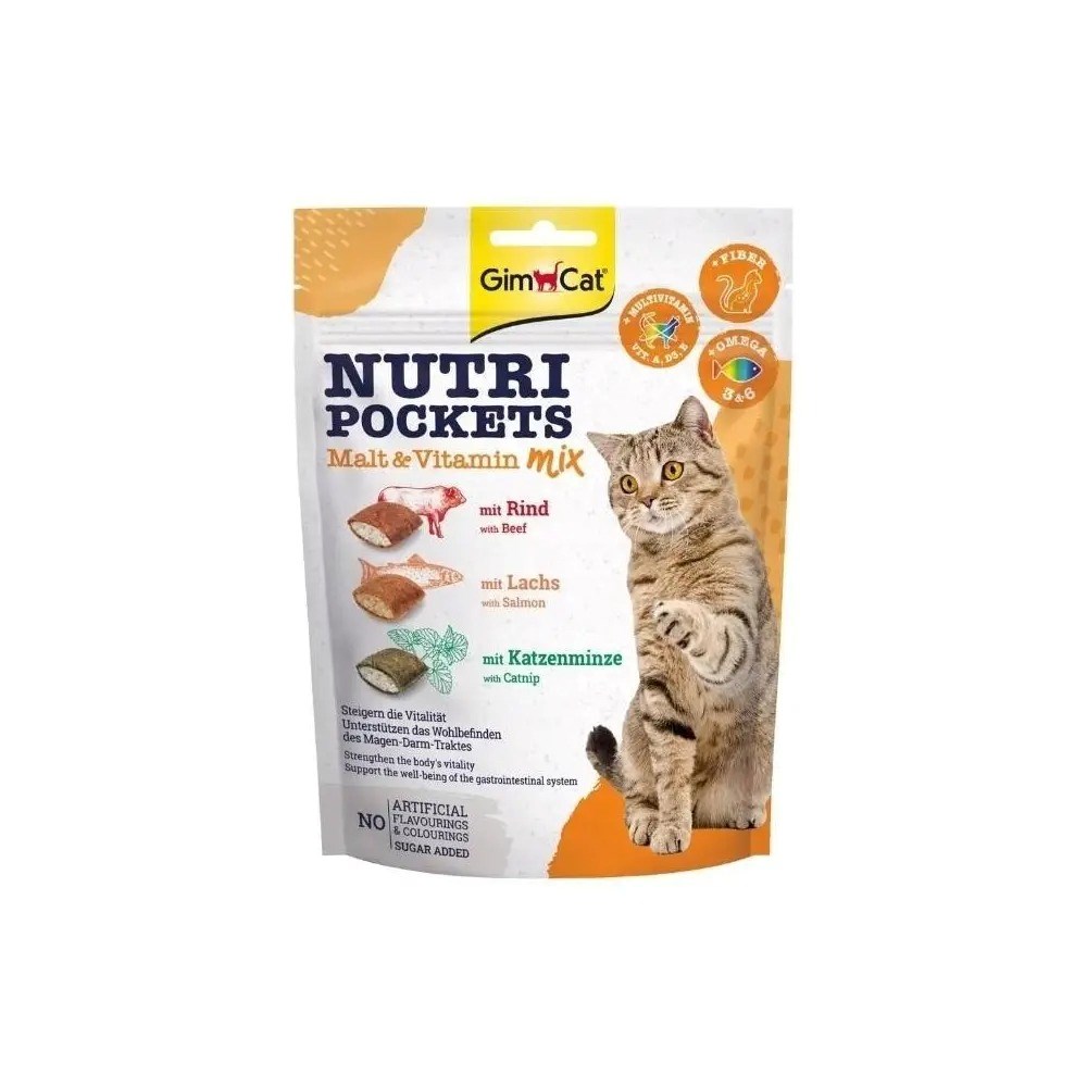 GimCat  Nutri Pockets Malt & Vitamin