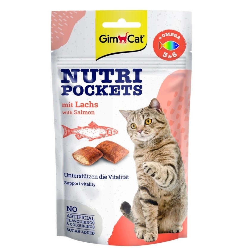 GimCat  Nutri pockets Salmon - cat