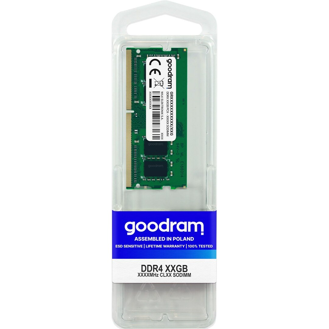 GOODRAM  Memory DDR4 SODIMM 16GB/3200 CL22