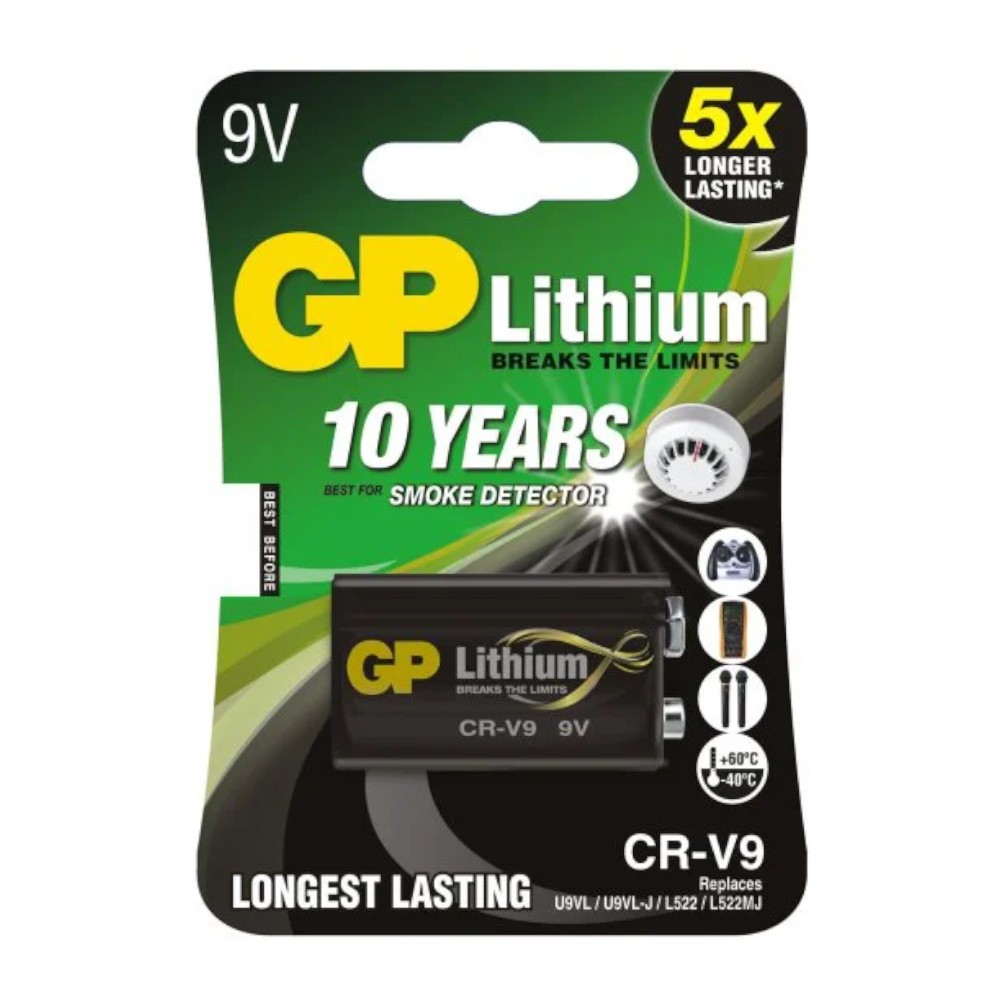 GP Battery GP Lithium battery 9V
