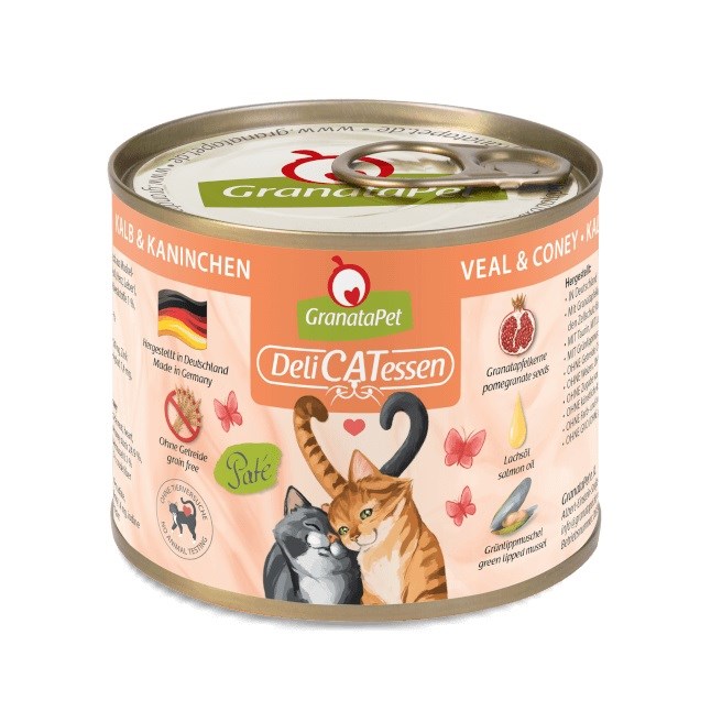 GranataPet  DeliCATessen Veal and coney -