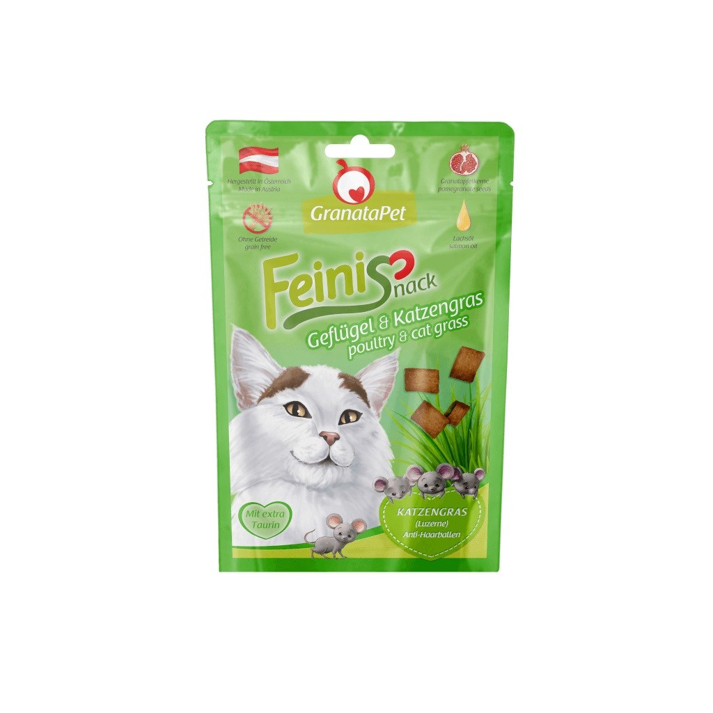 GranataPet FeiniSnack Poultry and cat grass