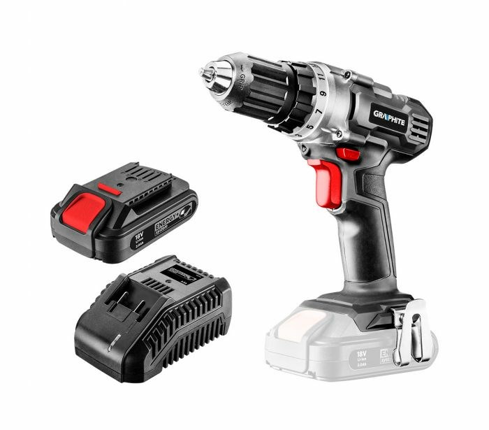 GRAPHITE  58G000-SET1 drill 1250 RPM Keyless