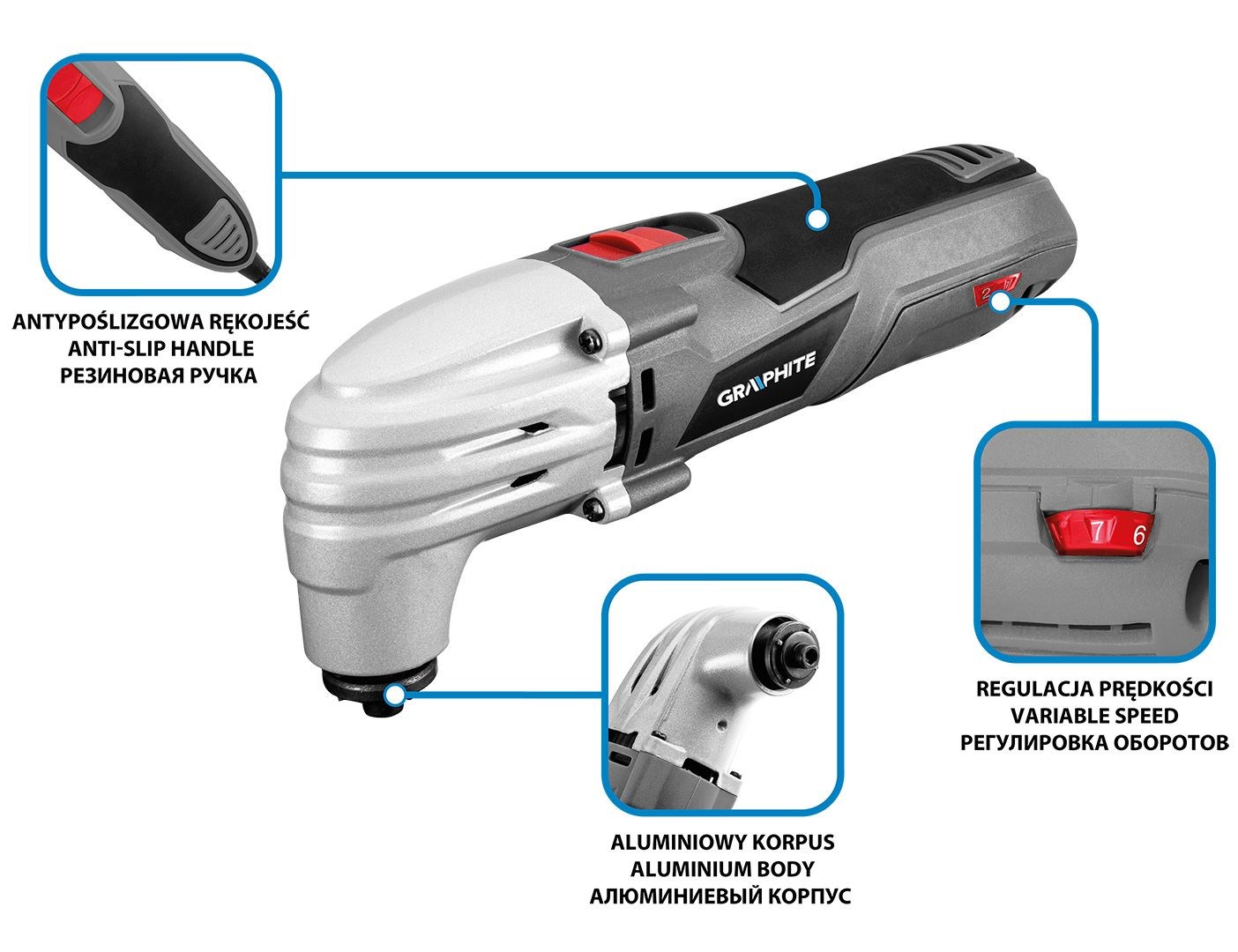 GRAPHITE  59G023 portable sander | 59G023
