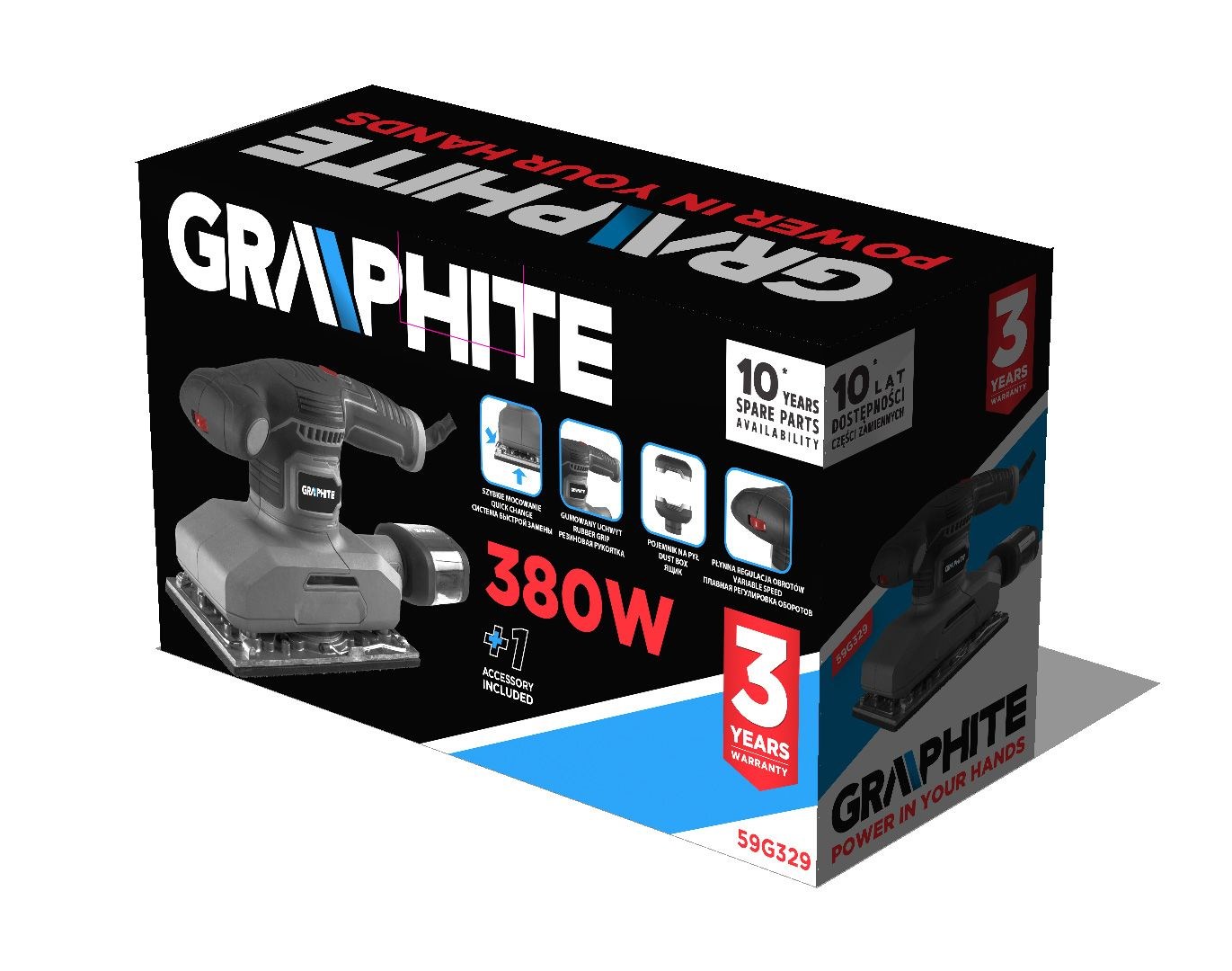 GRAPHITE  59G329 floor polisher/sander | 59G329