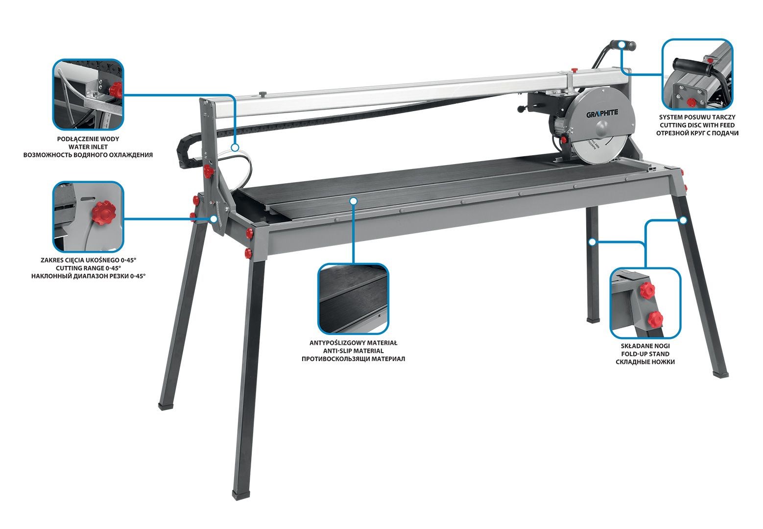 GRAPHITE 59G892 manual tile cutter |