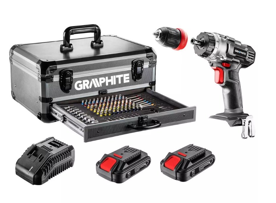 GRAPHITE  Energy+ set in aluminum case: