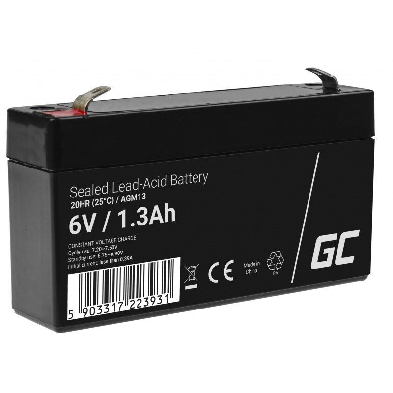 GREEN CELL AGM 6V 1.3Ah
