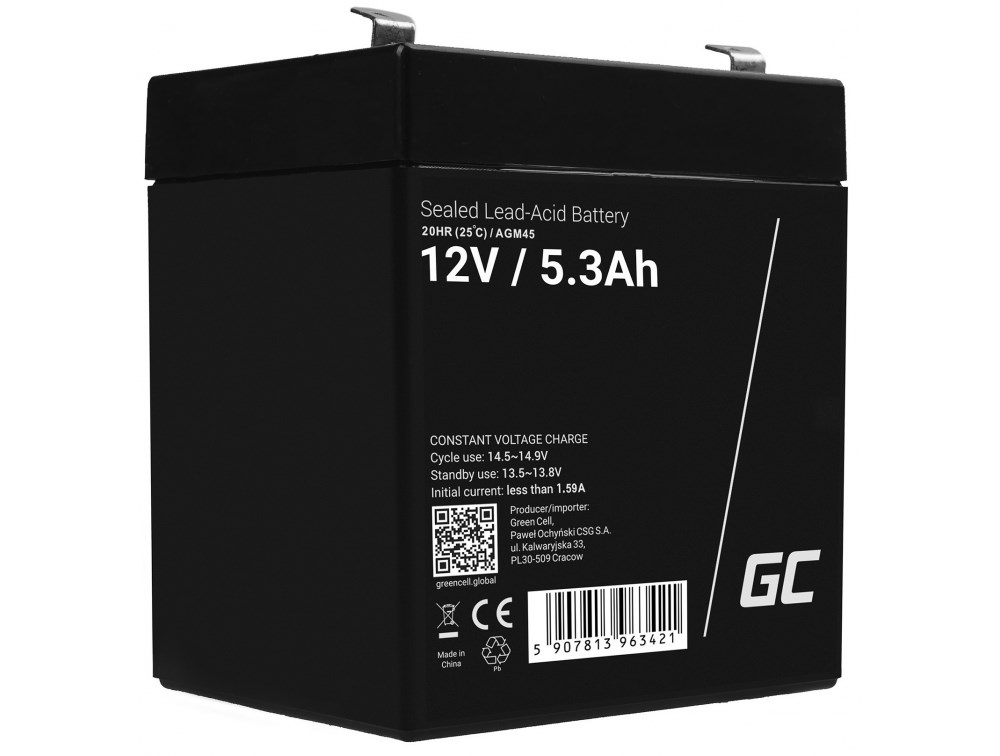 GREEN CELL  Battery AGM VRLA 12V